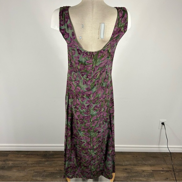 💕 Swift originals Floral Sleeveless Maxi Dress L - Picture 4 of 12